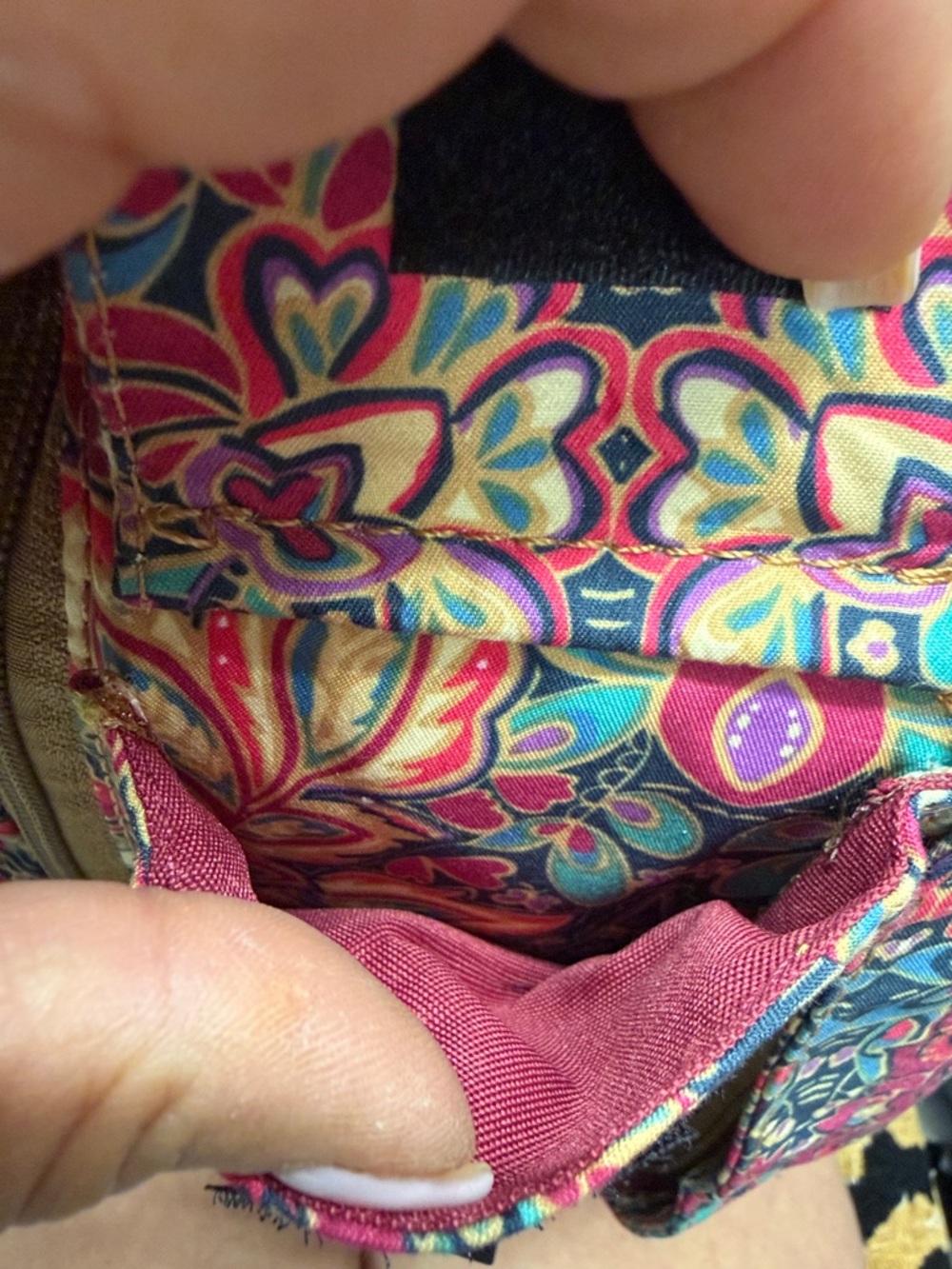 Baosha Floral Multi-Color Women’s Sling Bag - Picture 5 of 10
